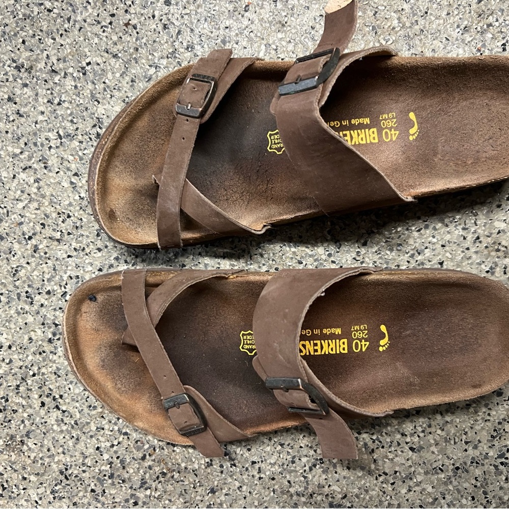 Birkenstock Tan Leather Sandals